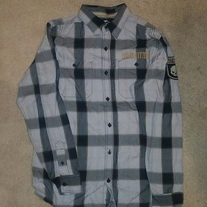 Men's Harkey Davidson button-down shirt